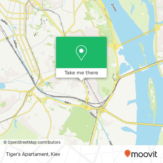 Tiger's Apartament map