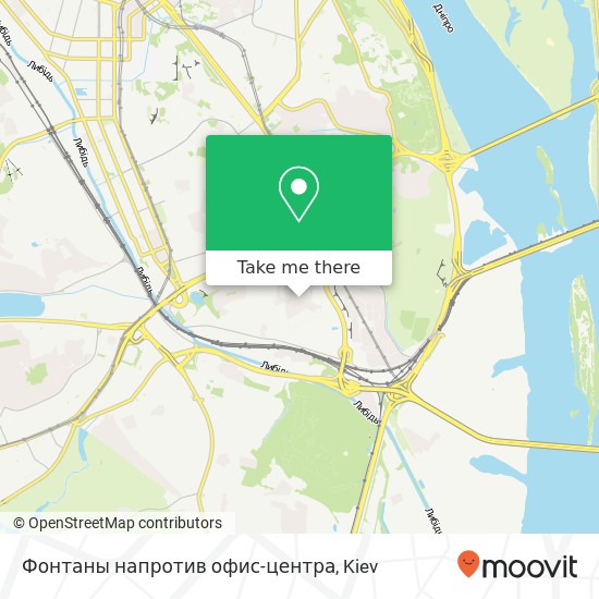 Фонтаны напротив офис-центра map