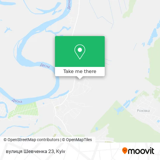 вулиця Шевченка 23 map