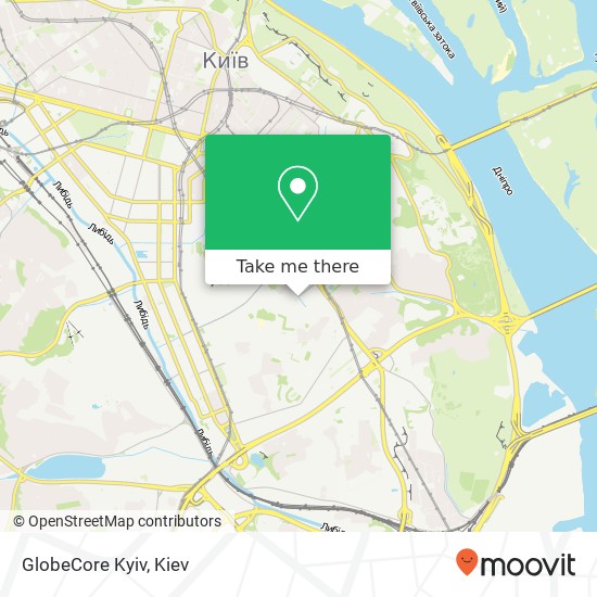 GlobeCore Kyiv map