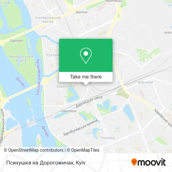 Карта Психушка на Дорогожичах