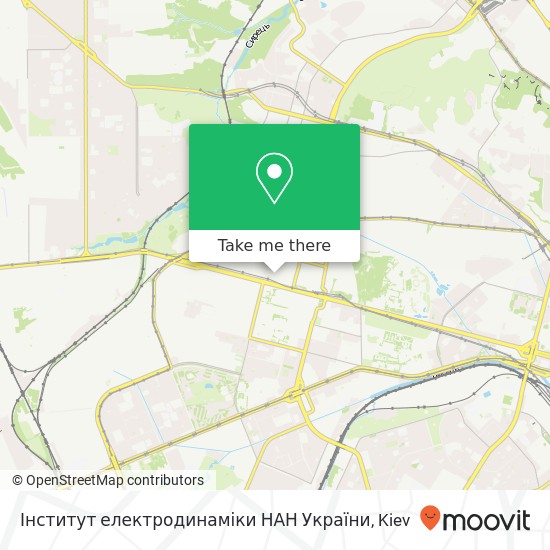 Інститут електродинаміки НАН України map