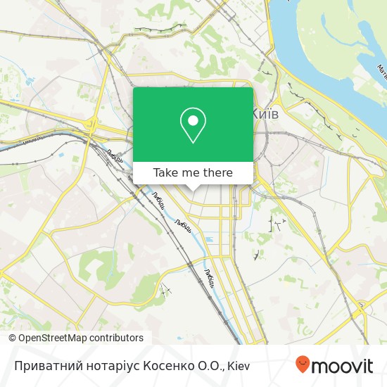 Приватний нотаріус Косенко О.О. map