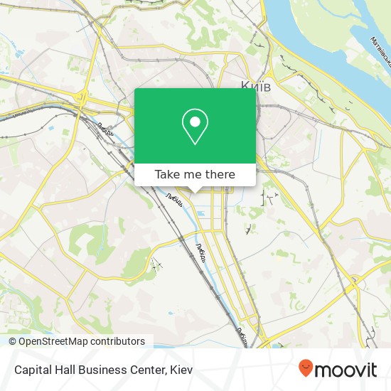 Capital Hall Business Center map