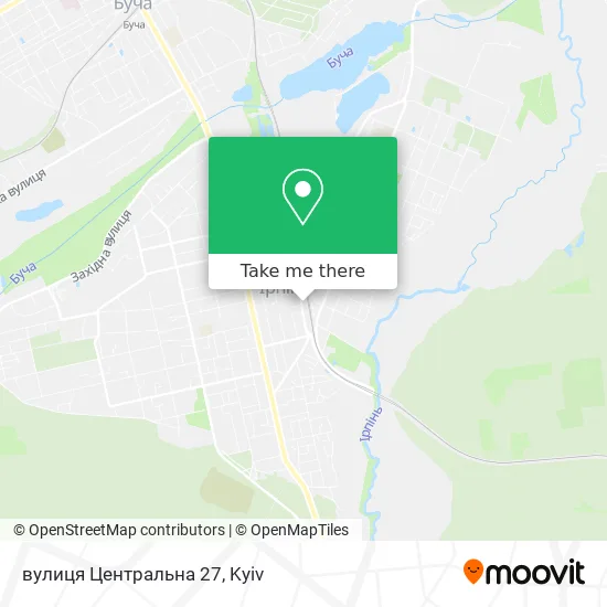 вулиця Центральна 27 map