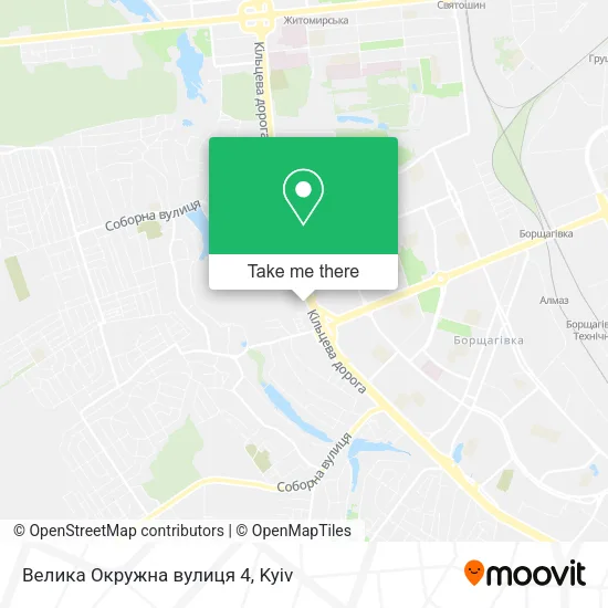 Карта Велика Окружна вулиця 4