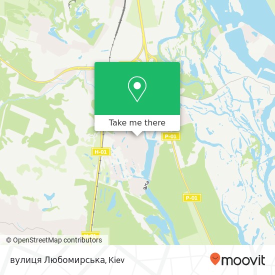 вулиця Любомирська map