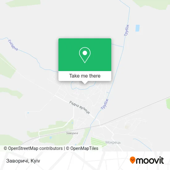 Заворичі map