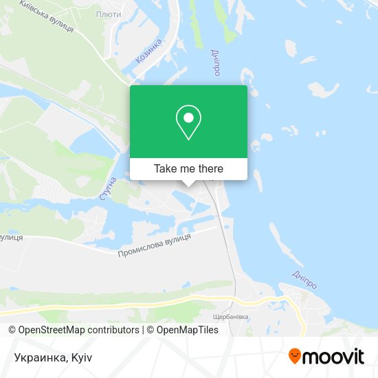 Карта Украинка