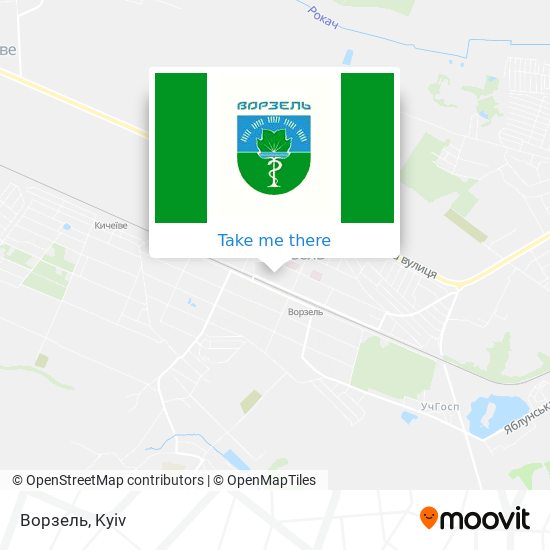 Ворзель map