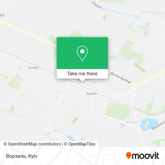 Ворзель map
