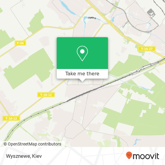 Wysznewe map