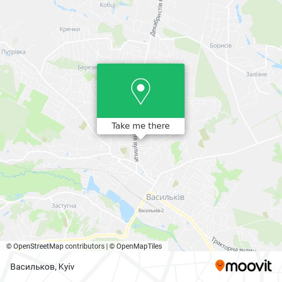 Васильков map