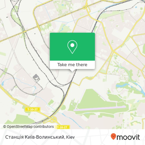 Станція Київ-Волинський map