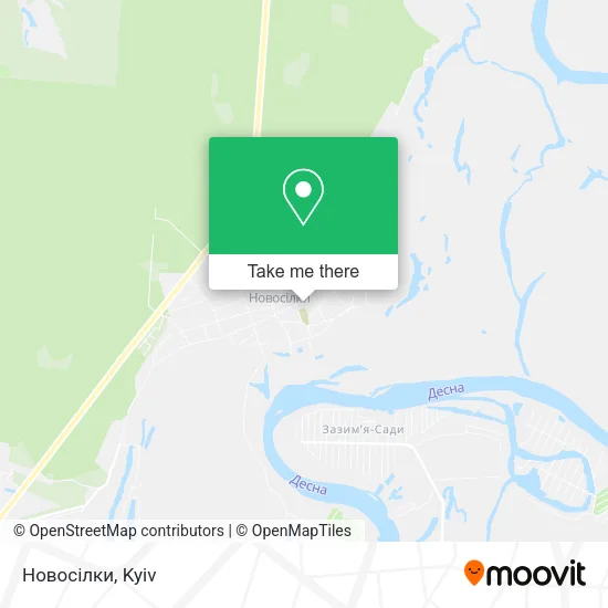 Карта Новосілки
