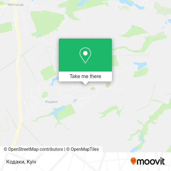 Карта Кодаки