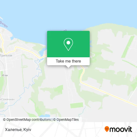 Халепье map