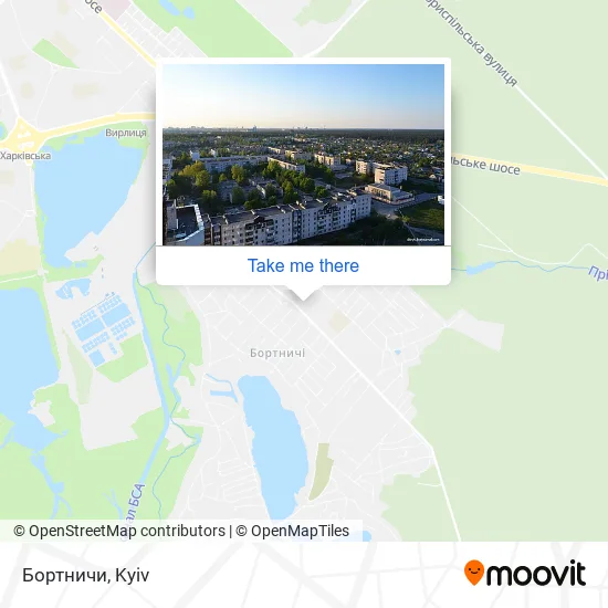 Карта Бортничи