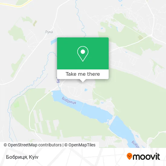 Бобриця map