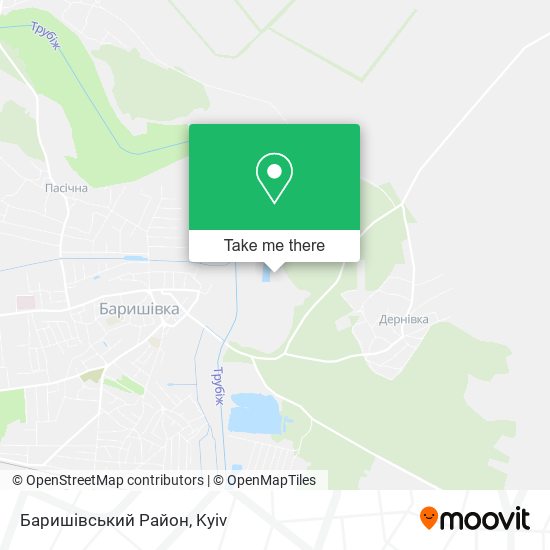 Баришівський Район map