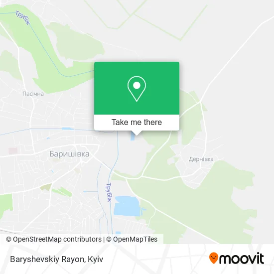 Карта Baryshevskiy Rayon