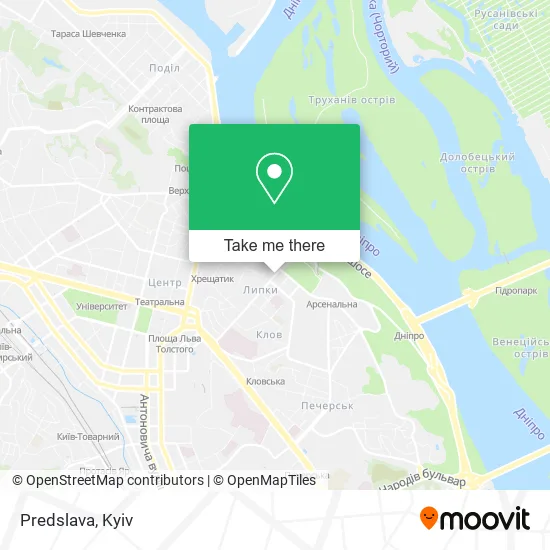 Карта Predslava