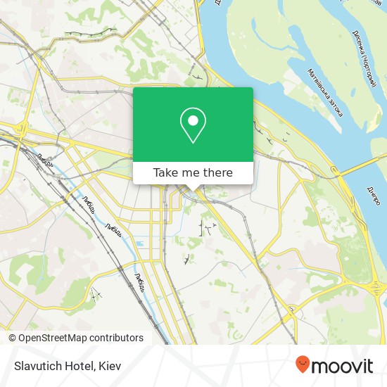Slavutich Hotel map