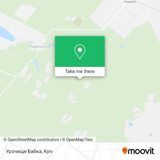 Урочище Бабка map