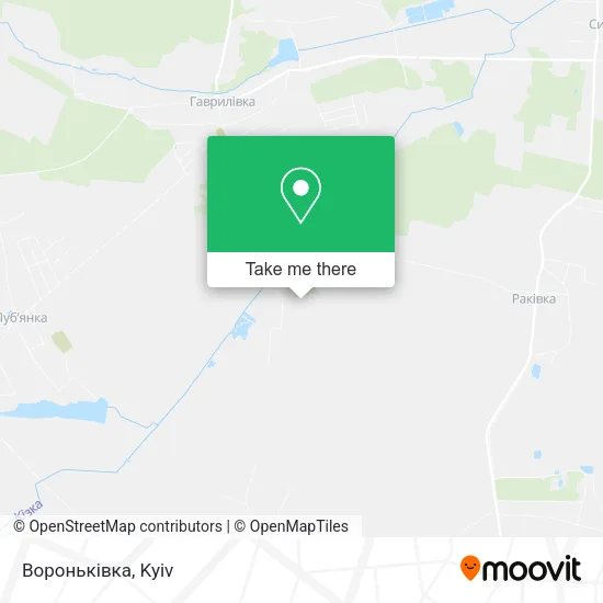 Карта Вороньківка