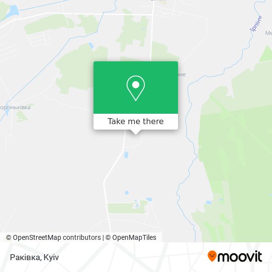 Карта Раківка