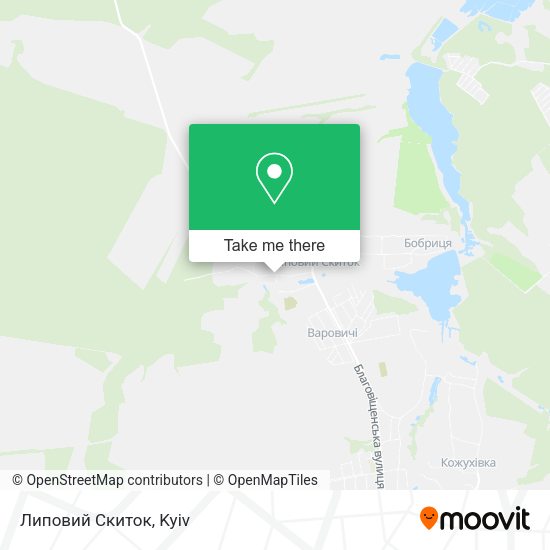 Карта Липовий Скиток