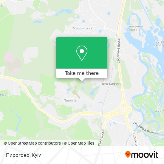 Карта Пирогово