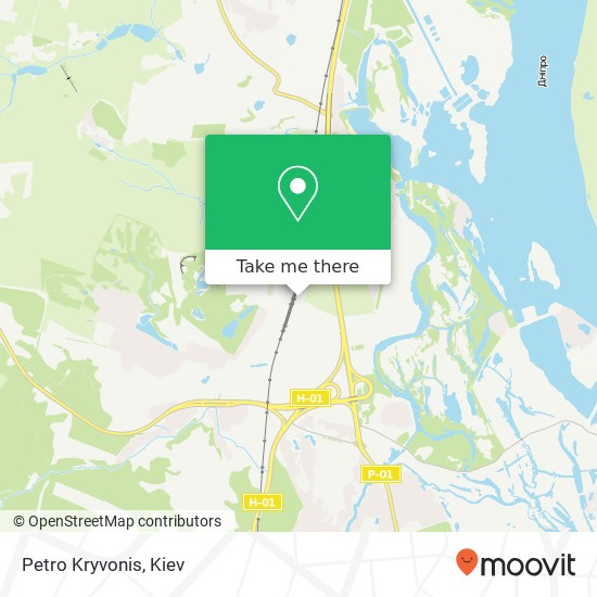 Petro Kryvonis map