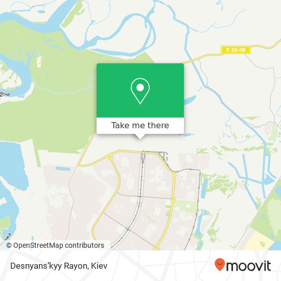 Карта Desnyans’kyy Rayon