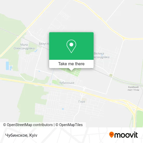 Карта Чубинское