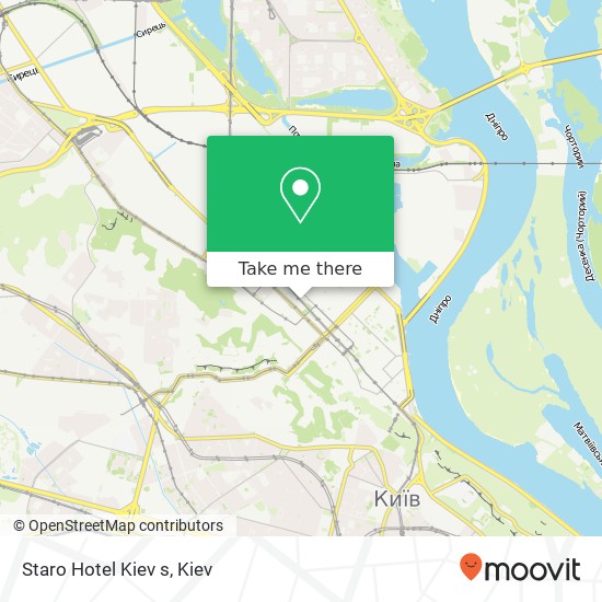 Staro Hotel Kiev s map