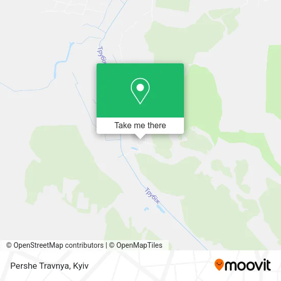 Карта Pershe Travnya