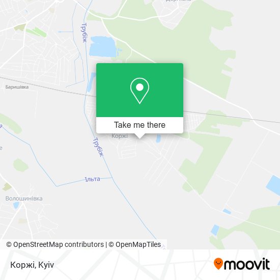 Карта Коржі