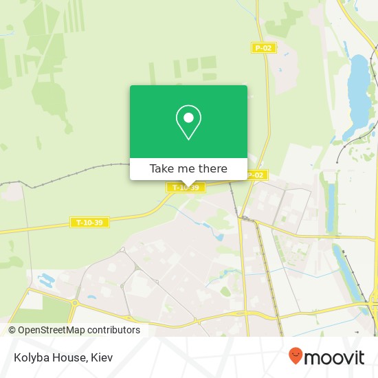 Kolyba House map