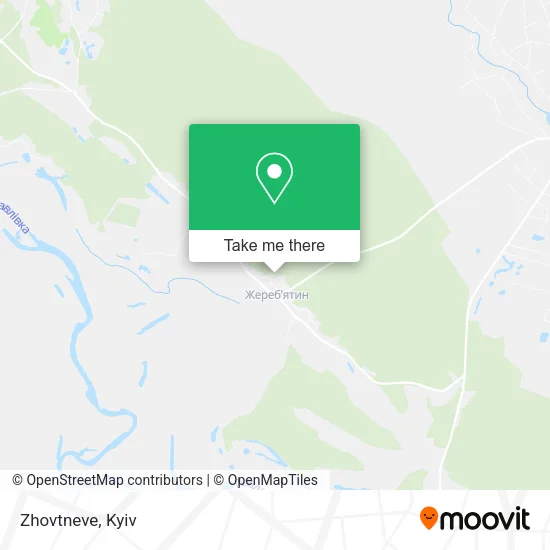 Карта Zhovtneve