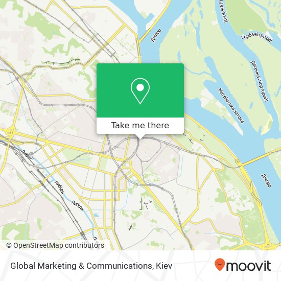 Global Marketing & Communications map