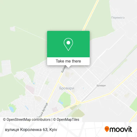 Карта вулиця Короленка 63