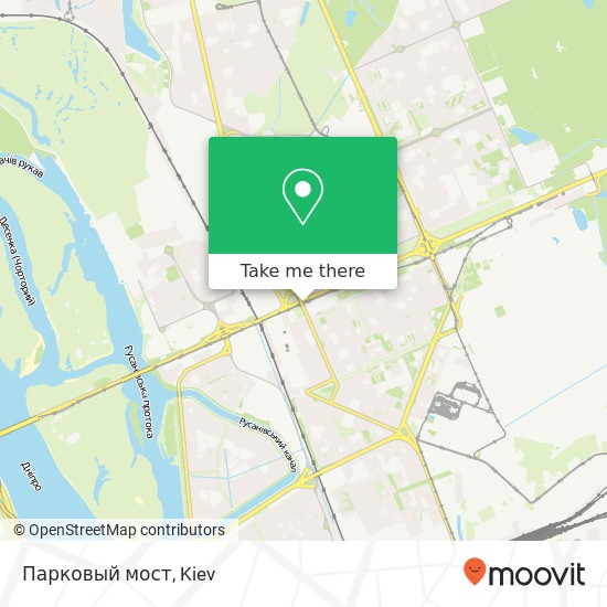 Карта Парковый мост