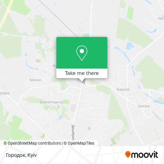 Городок map