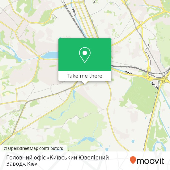 Головний офіс «Київський Ювелірний Завод» map