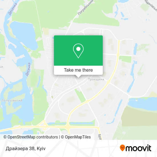 Карта Драйзера 38