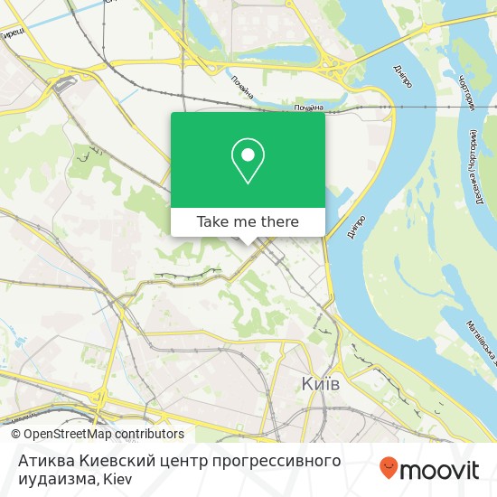 Карта Атиква Киевский центр прогрессивного иудаизма