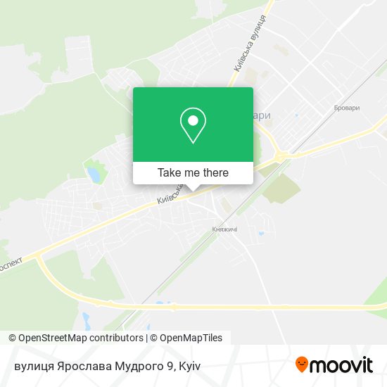 вулиця Ярослава Мудрого 9 map