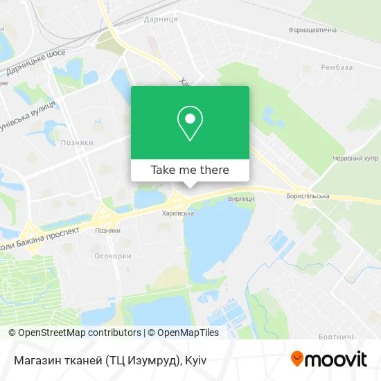 Магазин тканей (ТЦ Изумруд) map