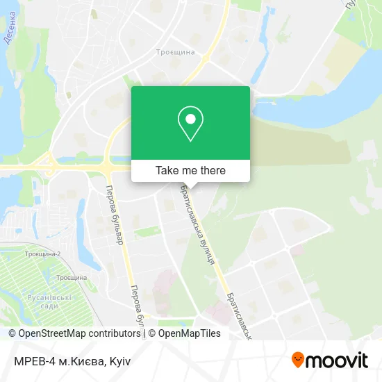 Карта МРЕВ-4 м.Києва